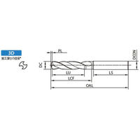 京セラ（株） ソリッドドリル　Ｇ KDA0820X03S100N 1個（直送品）