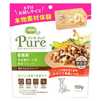 【アウトレット】コンボ ピュア ドッグ 低脂肪 鶏肉・小魚・野菜ブレンド 成犬用 無添加 国産 お試しサイズ 150g 12袋