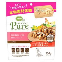【アウトレット】コンボ ピュア ドッグ 鶏肉・小魚・野菜ブレンド 成犬用 無添加 国産 お試しサイズ 150g 12袋