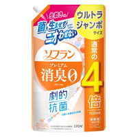 ソフラン プレミアム消臭 柔軟剤 アロマソープの香り 詰め替え ウルトラジャンボ 1520mL 1箱（6個入） ライオン