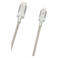 ライトニングケーブル 1.2m USB(C)[オス]-Lightning[オス] 1本 シルバー SB-CA51-CL12/SV（直送品）
