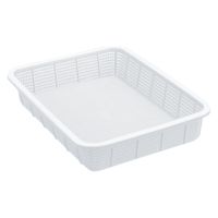 セキスイ 抗菌コンテナシリーズ 抗菌角カゴ浅型 中 ナチュラル KK542N 1個