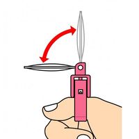 エスコ x2.5/ 46mm ハンドルーペ(指先装着型) EA916JK-121 1セット(10個)（直送品）