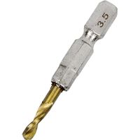 藤原産業 SK11 六角軸チタン鉄工ドリル 極短 3.5mm 5pcs 231807 1セット(5組)（直送品）