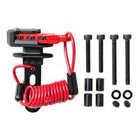 タナックス MFー4760 ヘルメット用ワイヤーロック コイル レッド 1セット(2個)（直送品）