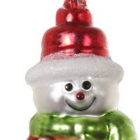 杉田エース SHISHI ASガラススノーマン 7cm CWX694200 1セット(3個)（直送品）