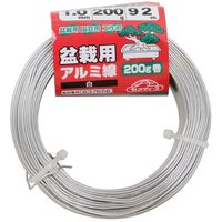 藤原産業 セフティー3 盆栽用アルミ線200g巻 白色 1.0mm 263765 1セット(6巻)（直送品）
