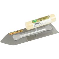 藤原産業 緑長 背金付本焼中塗鏝 240mm 216407 1丁（直送品）