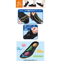 メイダイ 勝野式 軽やかウォーカー ブラック S 4995312117583 1足　シューズ　レディス　メンズ（直送品）