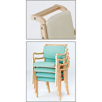 オフィス・ラボ 手掛け付きチェア TKC-03V（IV）　アイボリー TKC-03V(IV) 1脚（直送品）