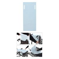 ケアメディックス 使い捨て車いすシートカバー サックスブルー　100枚 45-100 1セット（直送品）