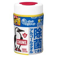 ウェットティッシュ 除菌シート アルコール 除菌できるアルコールタオル チャムス 秋 本体 1個（100枚入）大王製紙