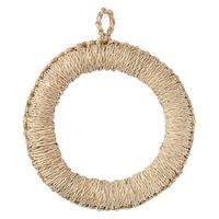 無印良品 シーグラスで編んだ 鍋敷き 大 約直径21cm×高さ3cm 1セット（3個） 良品計画