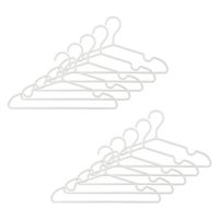 無印良品 再生ポリプロピレンハンガー 約幅42cm 10本組 1セット（1個（10本組）×6） 良品計画