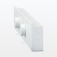 無印良品 壁に付けられる家具長押マグネット付き オーク材突板 ライトグレー 44cm 良品計画