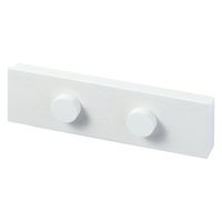 無印良品 壁に付けられる家具長押マグネット付き オーク材突板 ライトグレー 30cm 1セット（4個） 良品計画