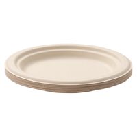 無印良品 バガスと竹パルプ プレート 小 10枚入り 1セット（1袋（10枚入）×4） 良品計画