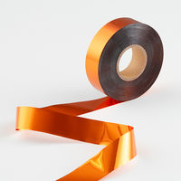 ハッピークラフト メッキテープ 25mmx200m 橙 FRSS25OR 1セット（10巻）