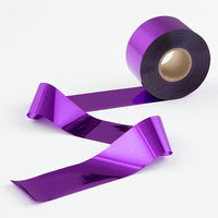 ハッピークラフト メッキテープ 50mmx200m 紫 FRSS50VI 1セット（10巻）