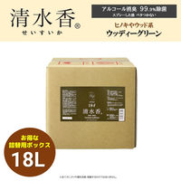 清水香 リミテッドエディション ウッディグリーン 詰め替え 18L 1箱 国際興業