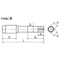 彌満和製作所 鋳鉄用超硬ハンドタップ(メートルねじ) N-CTFCP4M14X1.251.5P 1本（直送品）