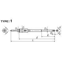 彌満和製作所 シャンクアジャスタ SAシャンクアジャスタM5-150 1本（直送品）