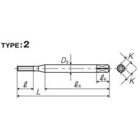 彌満和製作所 ショートチャンファトルレスロールタップ SC-TL-RZG4M1.6X0.35(1P) 1本（直送品）