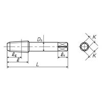 彌満和製作所 ステンレス鋼用管用テーパねじ用スパイラルタップ 長ねじ SU-SPPT3/4-14 1本（直送品）