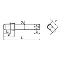彌満和製作所 ステンレス鋼用管用テーパねじ用ハンドタップ 短ねじ SU-S-PT1/2-14 1本（直送品）