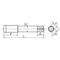 彌満和製作所 管用平行ねじ用鋳鉄用ハンドタップ FC-PF3/4-14 1本（直送品）