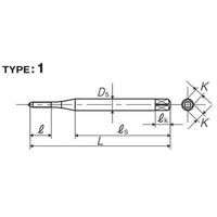 彌満和製作所 酸化処理スパイラルタップ(メートルねじ) SPOXP1M1.4X0.3 1本（直送品）