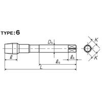彌満和製作所 ポイントタップ(メートルねじ) POP3M9X0.75 1本（直送品）