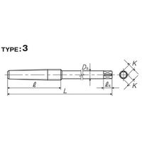 彌満和製作所 ナットタップ(メートルねじ) NTM12X1.25 1本（直送品）