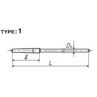 彌満和製作所 ナットタップ(メートルねじ) NT2BM2.3X0.4 1本（直送品）