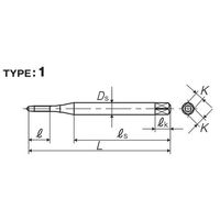 彌満和製作所 ポイントタップ(メートルねじ) POP2M1.4X0.3+15 1本（直送品）