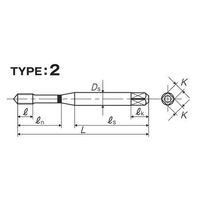 彌満和製作所 ねじ簡易検査ツール SIT5HM2.2X0.25NB 1本（直送品）