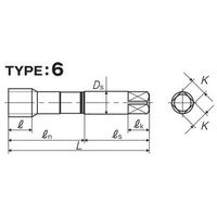 彌満和製作所 ねじ簡易検査ツール SIT6HM20X1.5NB 1本（直送品）