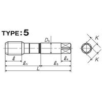 彌満和製作所 ねじ簡易検査ツール SIT6HM22X2.5GB 1本（直送品）