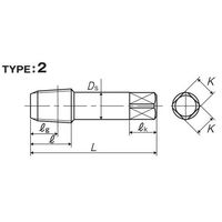 彌満和製作所 管用テーパねじ用インタラップタップ 短ねじ INT-S-PT1-11 1本（直送品）