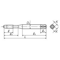 彌満和製作所 プラスシジーズ ポイントタップ +POP2M5X0.8 1セット(2本)（直送品）