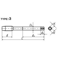 彌満和製作所 ZーPROシリーズ コーティングポイントタップ VUPOP5M10X1.5+40 1本（直送品）