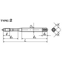 彌満和製作所 ZーPROシリーズ コーティングポイントタップ VUPOP4M3X0.5+30 1本（直送品）