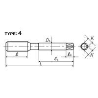 彌満和製作所 スパイラルタップ 1.5P(メートルねじ) SP1.5PP2M14X2 1本（直送品）