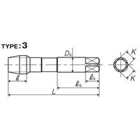 彌満和製作所 深穴用ショートポイントタップ(メートルねじ) S-POP4M27X3 1本（直送品）