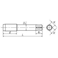 彌満和製作所 管用平行ねじ用ハンド 左ねじ用 PFLH11/4-11 1本（直送品）