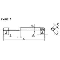 彌満和製作所 ZーPROシリーズ コーティングスパイラルタップ 1.5P VUSPP2M6X0.751.5P 1本（直送品）