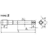 彌満和製作所 ニッケル基合金用スパイラルタップ(メートルねじ) ZEN-BP3M12X1.5 1本（直送品）