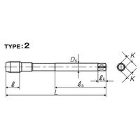 彌満和製作所 ZーPROシリーズ コーティングスパイラルタップ VUSPP3M10X1.25 1本（直送品）
