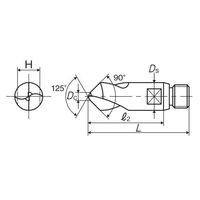 彌満和製作所 ジョイントツール コーティングポイントドリル PEー90 JO-PEQV10X3 1本（直送品）