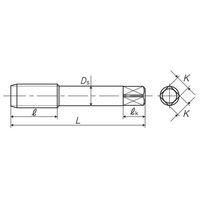 彌満和製作所 管用平行ねじ用スパイラルタップ SPPS1/4-19 1本（直送品）